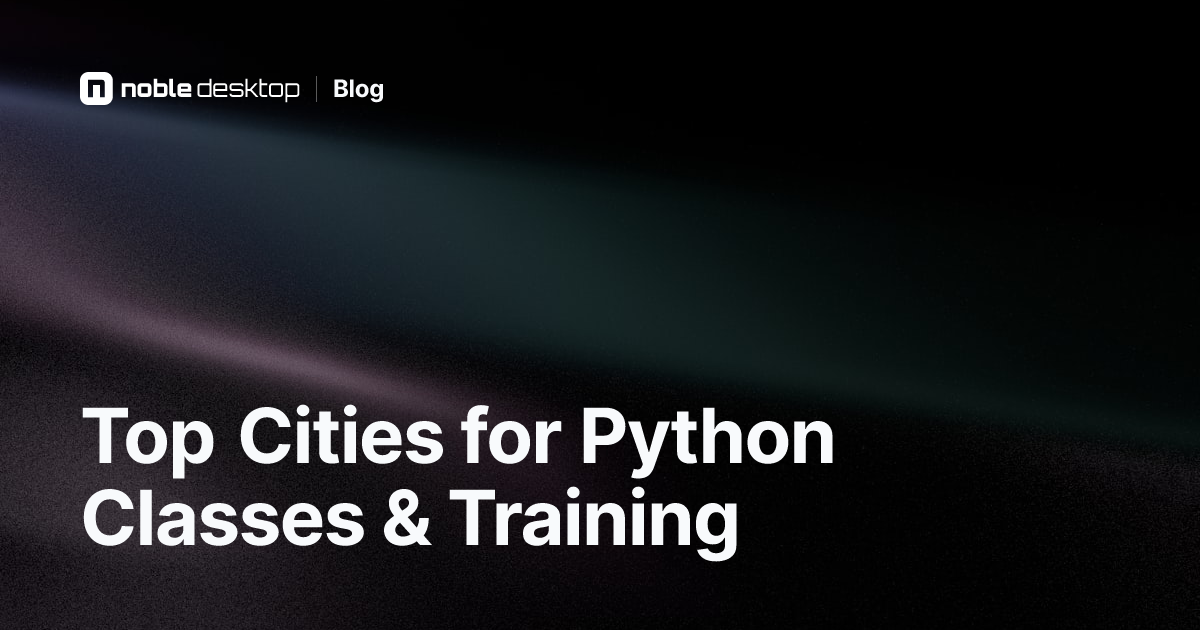 Python Classes & Training: Top Cities