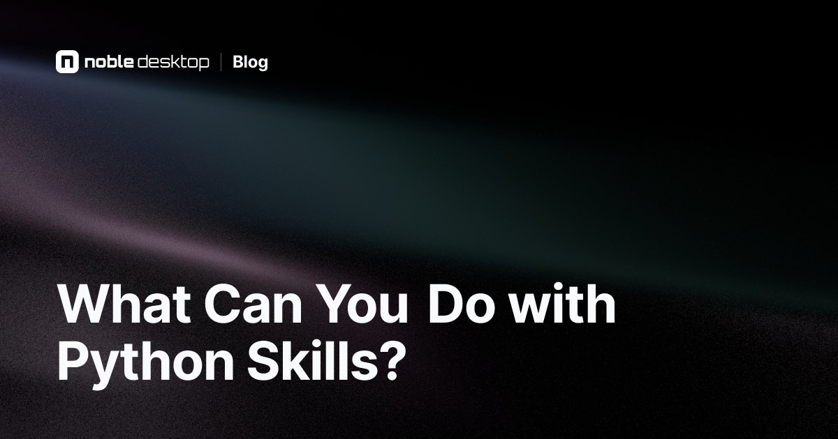 Python Career Opportunities: What Can You Do with Python Skills ...