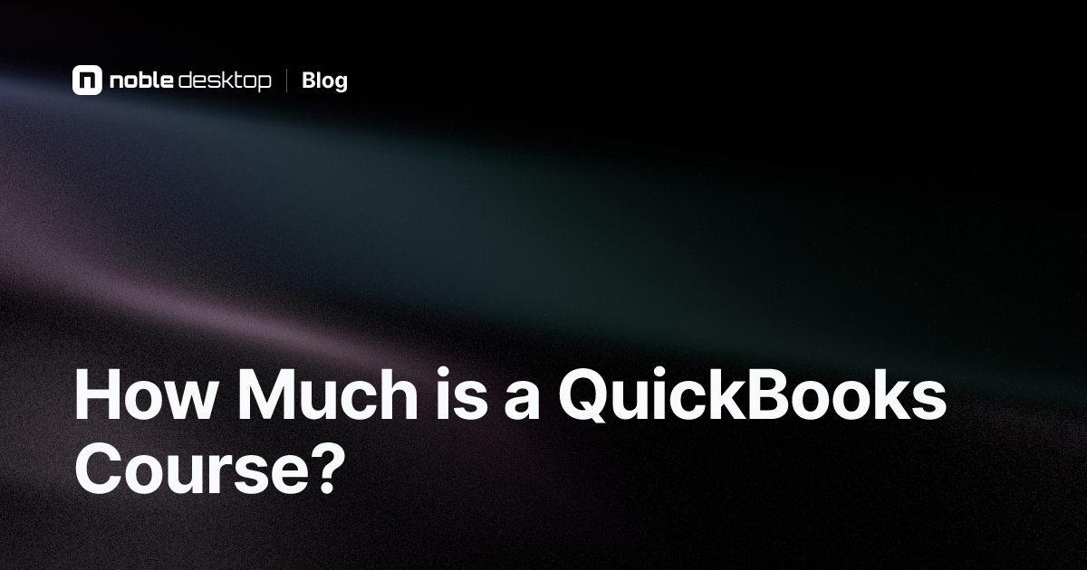 How Much Do QuickBooks Courses Cost?