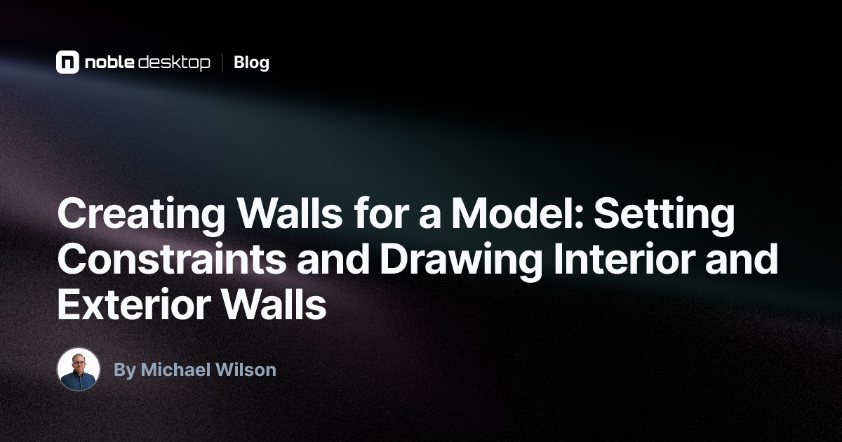 Creating Walls for a Model