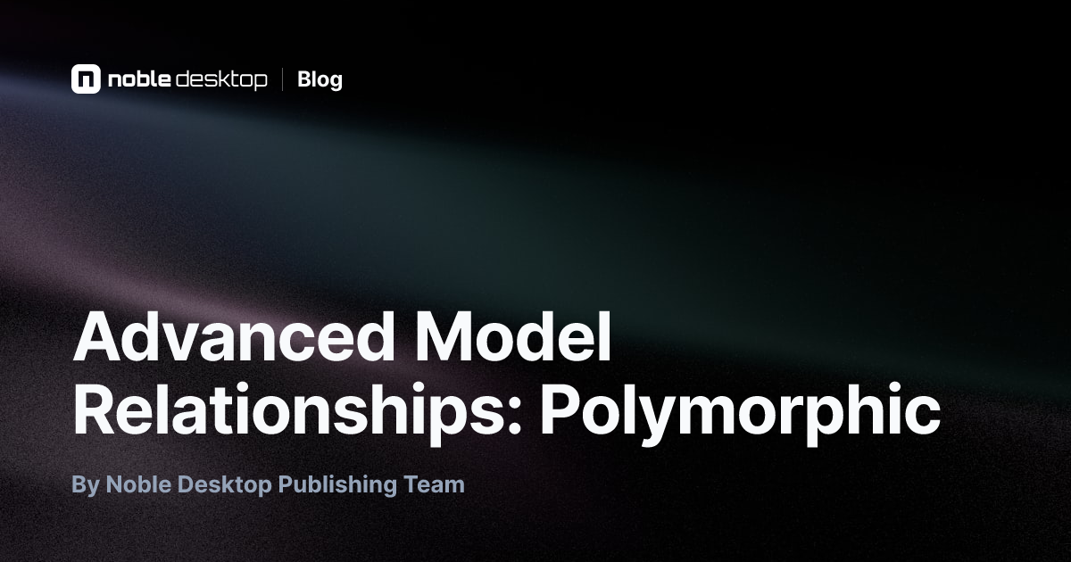 Advanced Model Relationships: Polymorphic: Ruby on Rails Tutorial