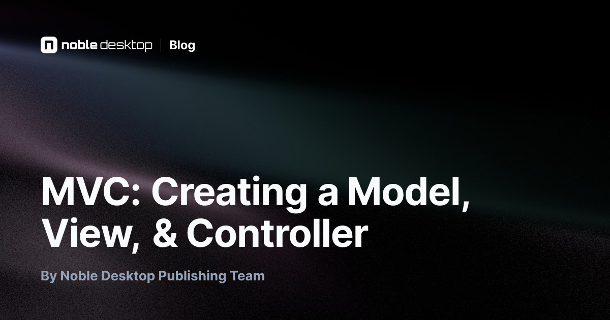 MVC: Creating a Model, View, & Controller: Ruby on Rails Tutorial