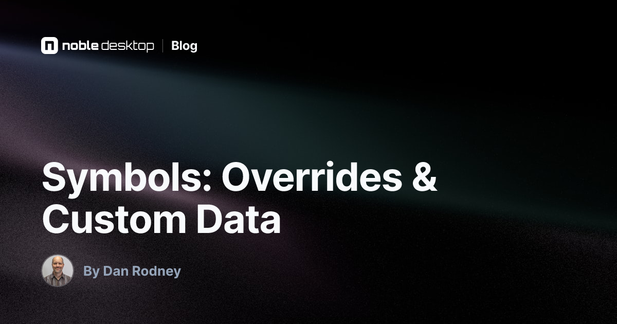 Symbols: Overrides & Custom Data: Sketch Tutorial