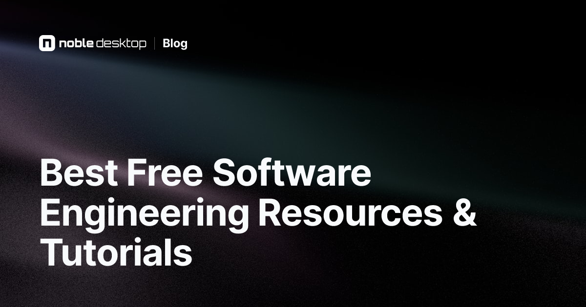 Free Software Engineering Resources & Tutorials for Beginners