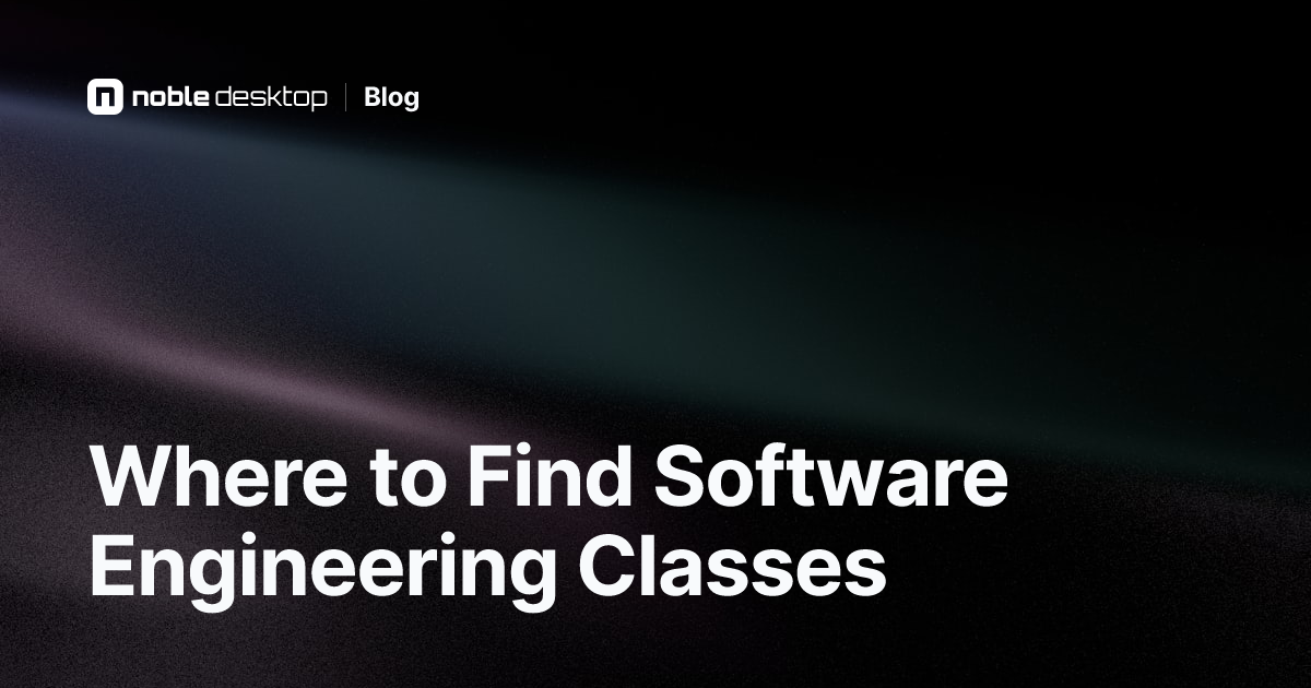 Where Can I Find Training in Software Engineering