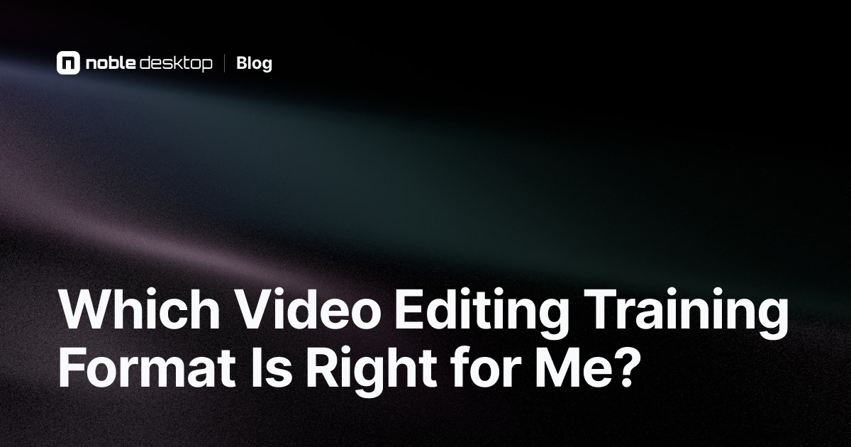 Video Editing Training Format for Beginners