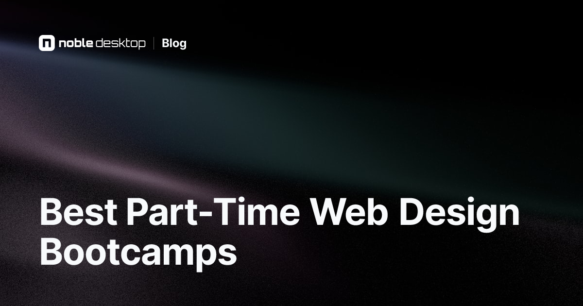 The Latest Part-Time Web Design Bootcamps