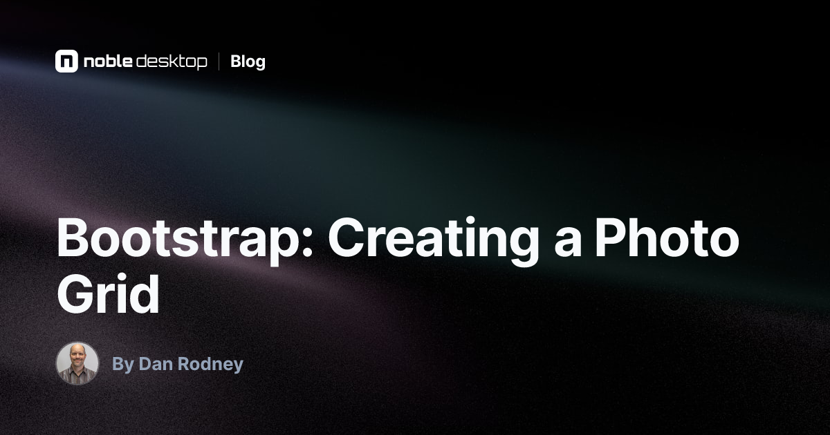 Bootstrap Photo Grid Tutorial