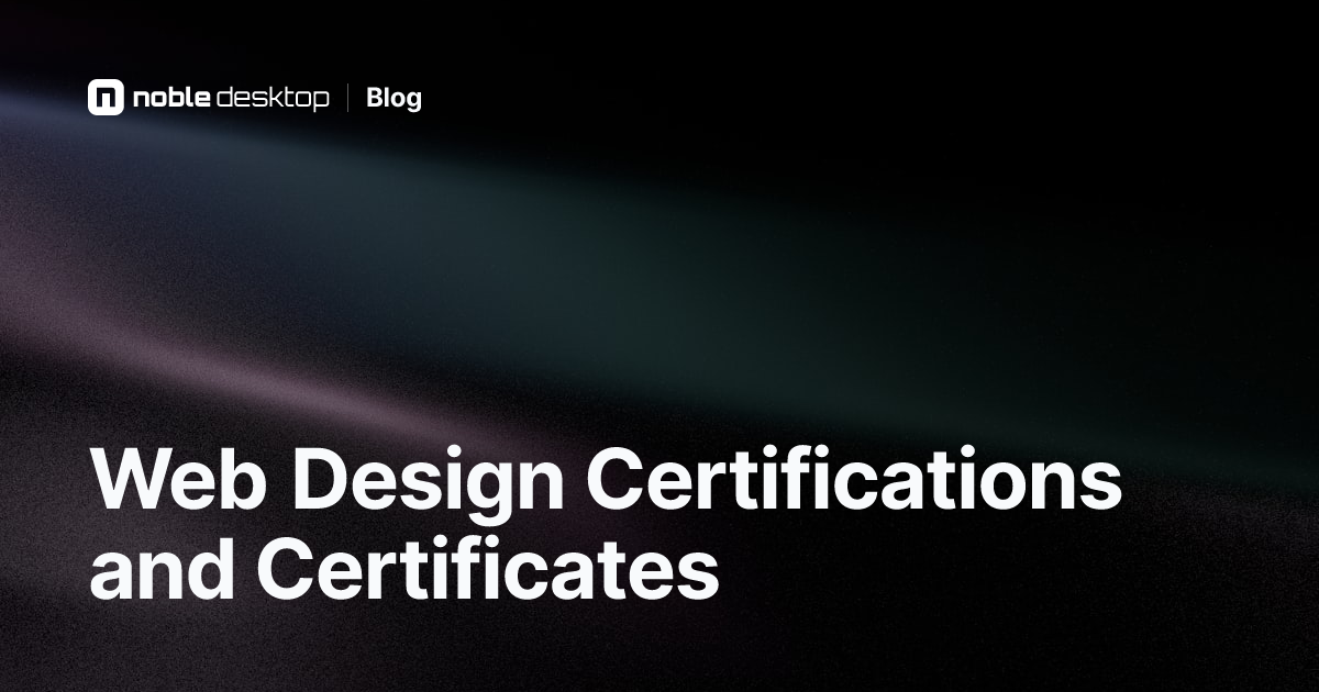 Which Web Design Certification is Best?