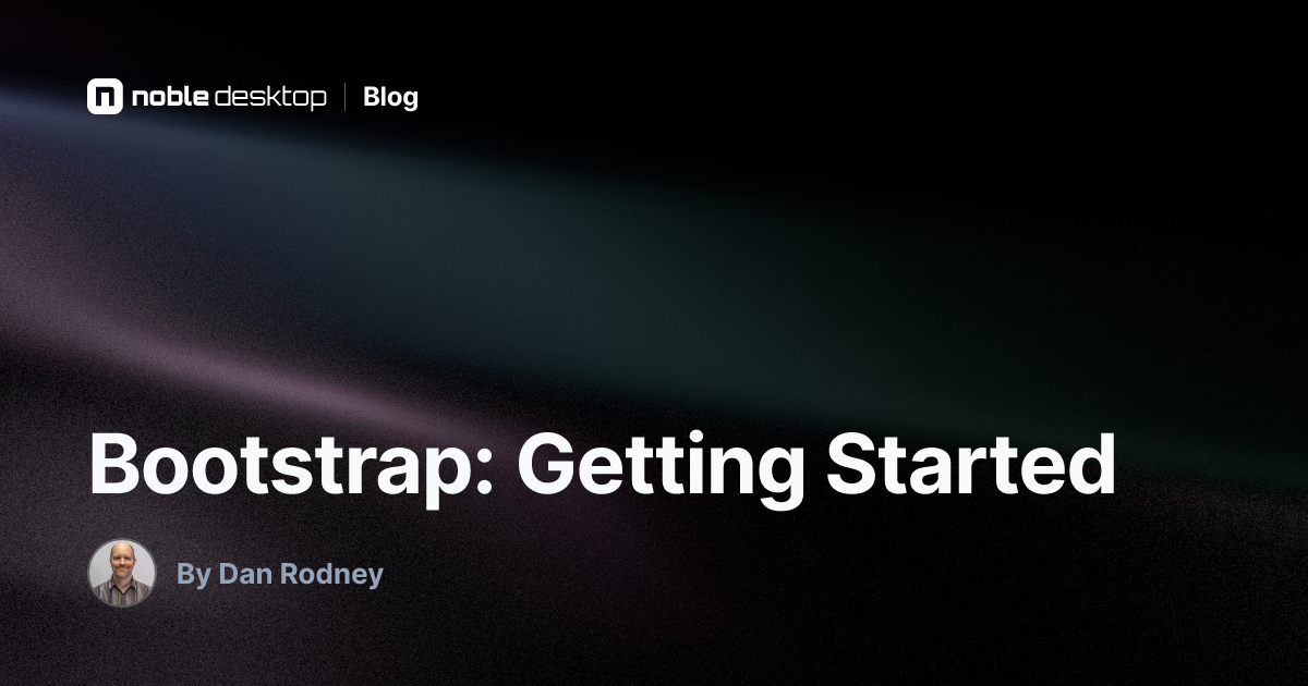 Bootstrap: Getting Started Tutorial