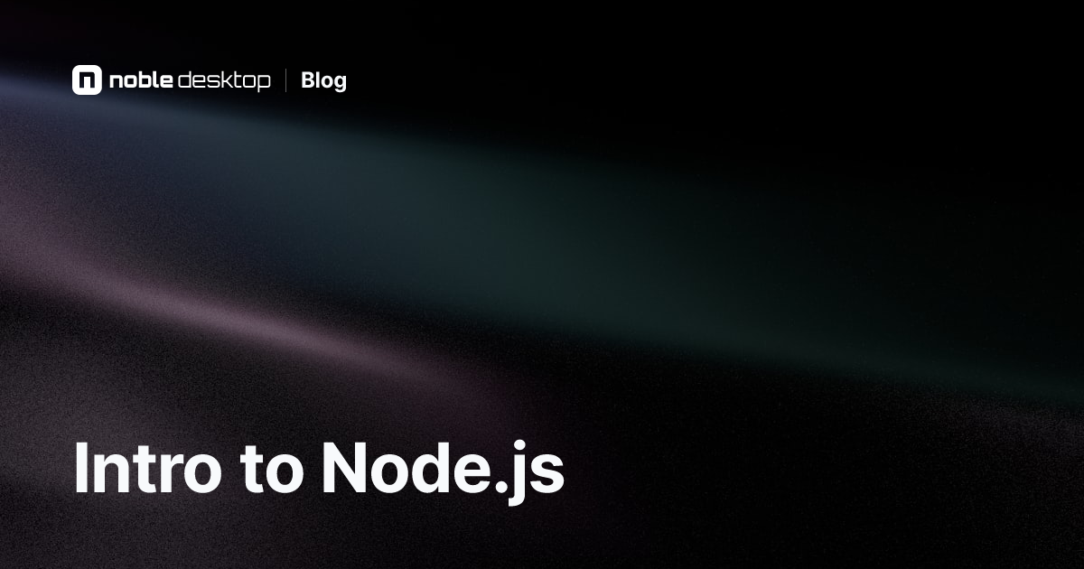 Node.js Course Online: Get Started with Node.js