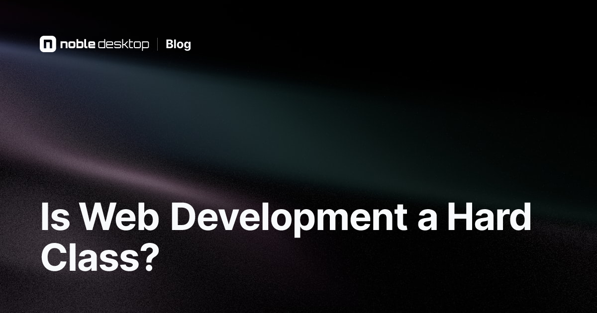Is Web Development Hard to Learn?