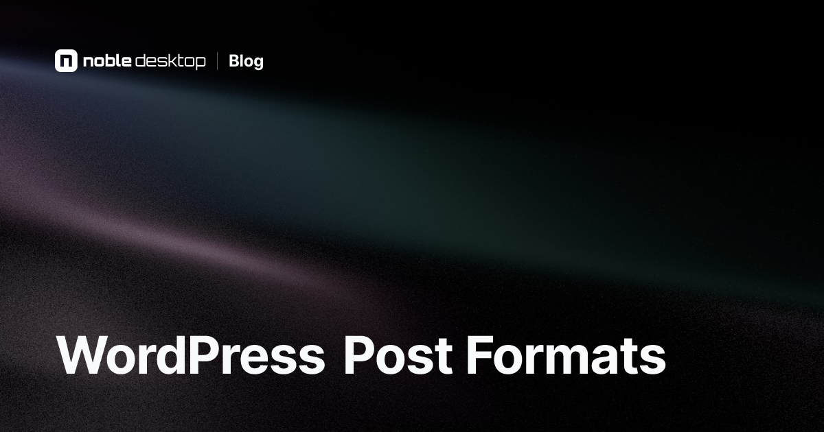 WordPress Post Formats Video Tutorial