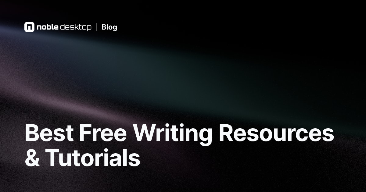 Free Writing Resources & Tutorials for Beginners