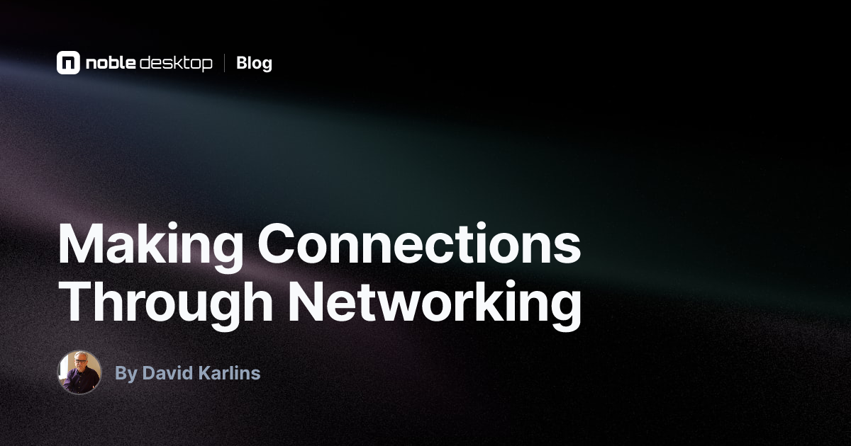 Making Connections Through Networking — Graphic Design
