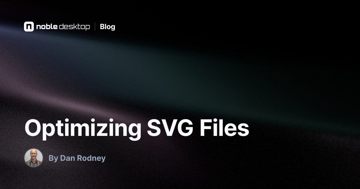 Optimizing SVG Files — Web Design