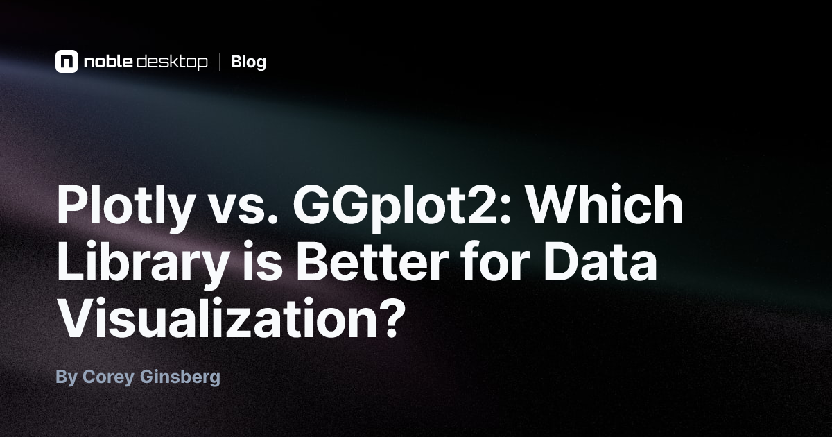 Plotly vs. GGplot2: Which Library is Better for Data