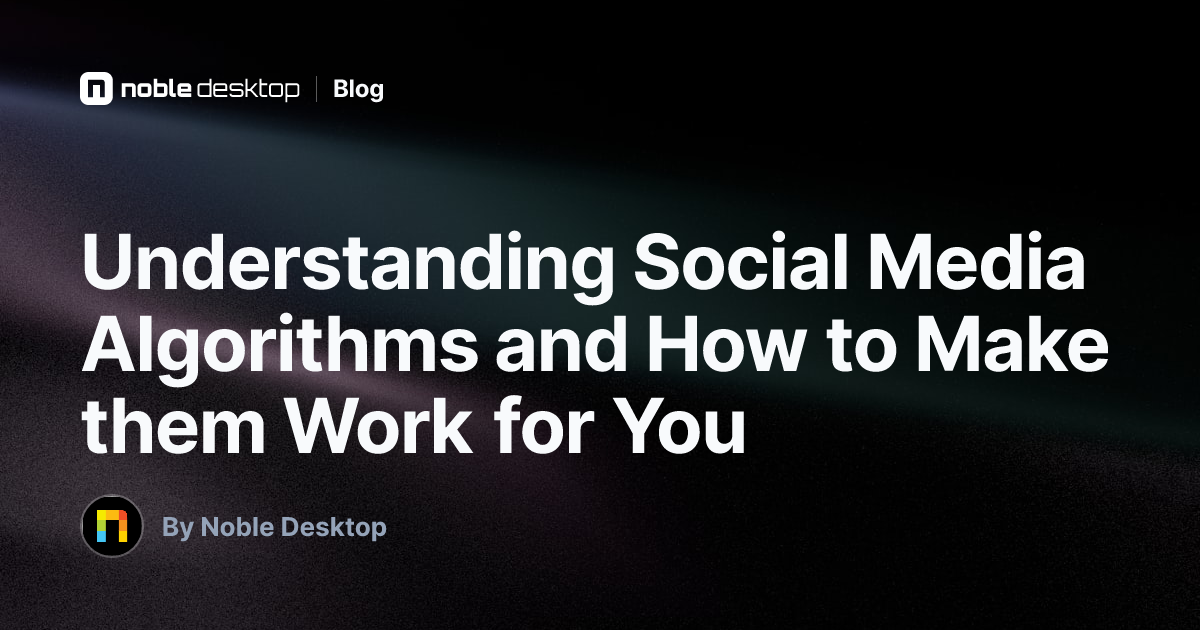 Understanding Social Media Algorithms and How to Make...