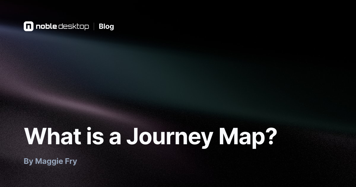 What is a Journey Map? — UX Design