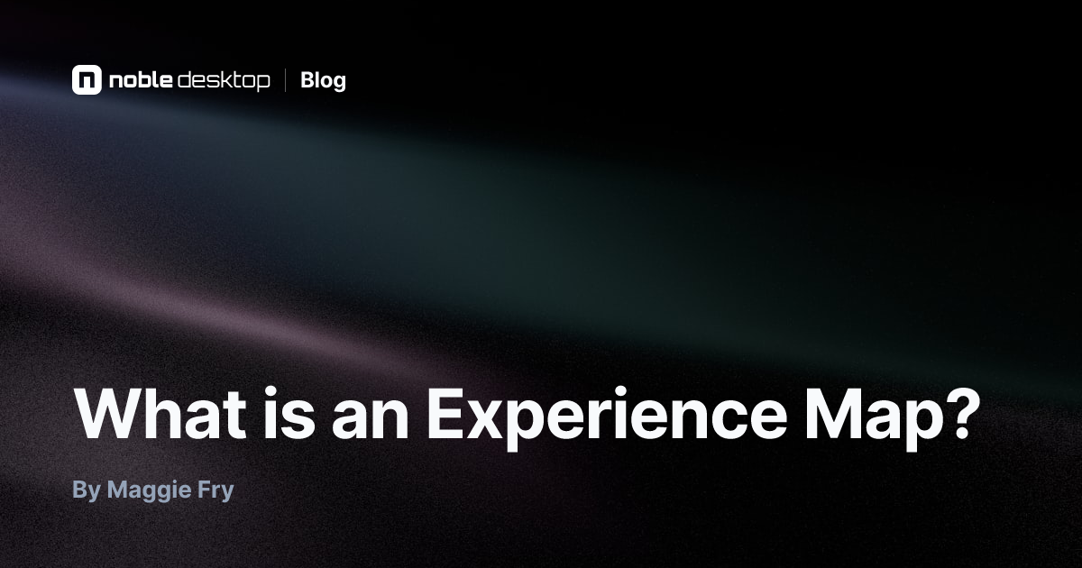 What is an Experience Map? — UX Design